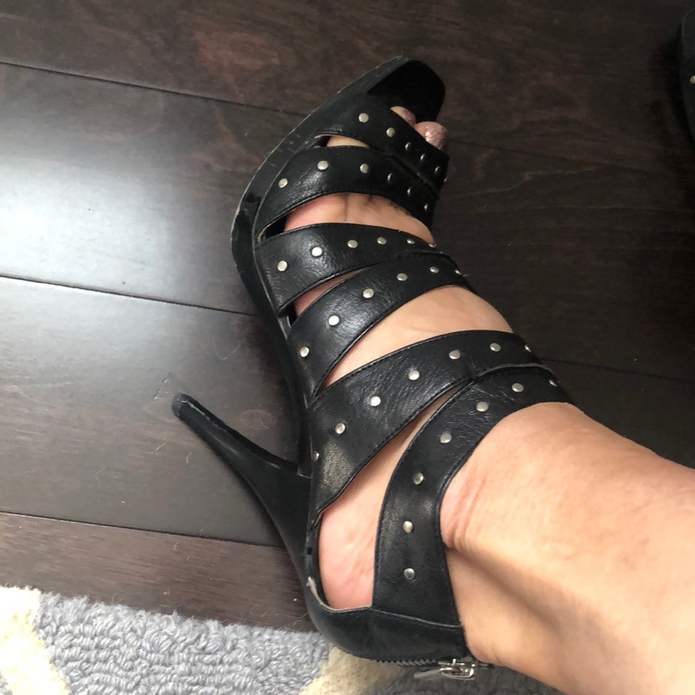 Leather studded Michael Kors